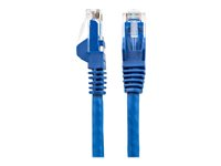 StarTech.com 3m LSZH CAT6 Ethernet Cable, 10 Gigabit Snagless RJ45 100W PoE Network Patch Cord with Strain Relief, CAT 6 10GbE UTP, Blue, Individually Tested/ETL, Low Smoke Zero Halogen - Category 6 - 24AWG (N6LPATCH3MBL) - patch-kabel - 3 m - blå N6LPATCH3MBL