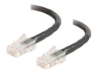 C2G Cat5e Non-Booted Unshielded (UTP) Network Crossover Patch Cable - övergångskabel - 50 cm - svart 83314