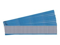 Brady Solid Numbers Wire Marker Card Legend 6 - lednings/kabelmärkare (förtryckt) AF-6-PK