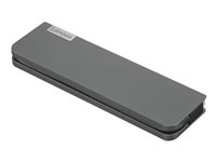 Lenovo USB-C Mini Dock - mini-dockningsenhet - USB-C - VGA, HDMI - 1GbE 40AU0065EU