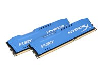 HyperX FURY - DDR3 - sats - 16 GB: 2 x 8 GB - DIMM 240-pin - 1866 MHz / PC3-14900 - ej buffrad HX318C10FK2/16