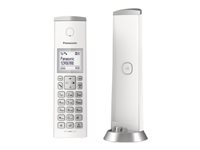 Panasonic KX-TGK220 - trådlös telefon - svarssysten med nummerpresentation - 3-riktad samtalsförmåg KX-TGK220GW