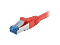 MicroConnect nätverkskabel - 1 m - röd SFTP6A01R