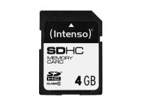 Intenso Class 10 - flash-minneskort - 4 GB - SDHC 3411450