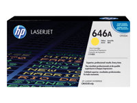HP 646A - gul - original - LaserJet - tonerkassett (CF032A) CF032A