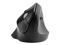 Kensington Pro Fit Ergo Vertical Wireless Mouse - vertikal mus - 2.4 GHz - svart K75501EU