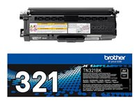 Brother TN321BK - svart - original - tonerkassett TN321BK