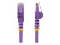 StarTech.com 1m CAT6 Ethernet Cable, 10 Gigabit Snagless RJ45 650MHz 100W PoE Patch Cord, CAT 6 10GbE UTP Network Cable w/Strain Relief, Purple, Fluke Tested/Wiring is UL Certified/TIA - Category 6 - 24AWG (N6PATC1MPL) - nätverkskabel - 1 m - lila N6PATC1MPL