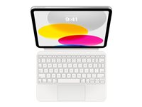 Apple Magic Keyboard Folio - tangentbord och foliefodral - med pekdyna - QWERTY - internationell engelska Inmatningsenhet MQDP3Z/A