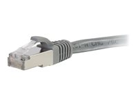 C2G Cat6a Booted Shielded (STP) Network Patch Cable - patch-kabel - 20 m - grå 89924