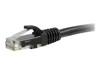 C2G Cat5e Booted Unshielded (UTP) Network Patch Cable - patch-kabel - 30 cm - svart 83179