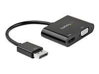 StarTech.com DisplayPort till HDMI VGA-adapter - 4K 60 Hz - videokort - DisplayPort / HDMI / VGA - 23.2 cm DP2VGAHD20