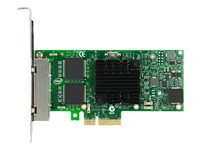 Intel I350-T4 4xGbE BaseT Adapter for IBM System x - nätverksadapter - PCIe 2.0 x4 - Gigabit Ethernet x 4 00AG520