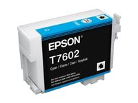 Epson T7602 - cyan - original - bläckpatron C13T76024010