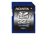 ADATA Premier - flash-minneskort - 32 GB - SDHC UHS-I ASDH32GUICL10-R