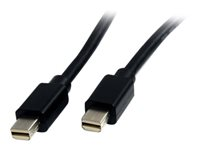 StarTech.com 1 m Mini DisplayPort-kabel - 4K x 2K Ultra HD-video - Mini DisplayPort 1.2-kabel - Mini DP till Mini DP-kabel för bildskärm - mDP-kabel fungerar med Thunderbolt 2-portar - M/M - DisplayPort-kabel - 1 m MDISP1M