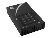 Apricorn Aegis Padlock DT ADT-3PL256F-8000 - hårddisk - 8 TB - USB 3.0 ADT-3PL256F-8000