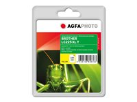 AgfaPhoto - gul - kompatibel - bläckpatron (alternativ för: Brother LC-225XLY) APB225YD
