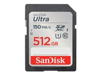SanDisk Ultra - flash-minneskort - 512 GB - SDXC UHS-I SDSDUNC-512G-GN6IN