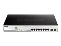 D-Link Web Smart DGS-1210-10MP - switch - 8 portar - smart DGS-1210-10MP