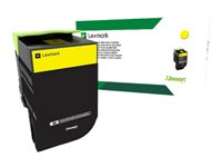Lexmark 802HY - Lång livslängd - gul - original - tonerkassett - LCCP, LRP 80C2HY0