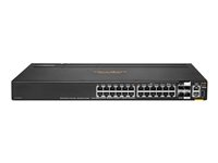 HPE Aruba 6200M 24G 4SFP+ TAA Switch - switch - max. staplingsavstånd 10 kms - 24 portar - Administrerad - rackmonterbar - TAA-kompatibel R8V08A