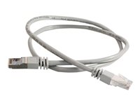 C2G Cat5e Booted Shielded (STP) Network Patch Cable - patch-kabel - 100 m - grå 83760