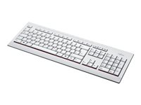 Fujitsu KB521 - tangentbord - nordisk - marmorgrå S26381-K521-L154