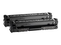 HP 201X - 2-pack - Lång livslängd - svart - original - LaserJet - tonerkassett (CF400XD) CF400XD