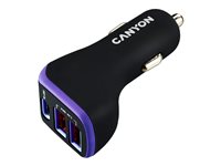 Canyon C-08. strömadapter för bil - USB, 24 pin USB-C - 18 Watt CNE-CCA08PU