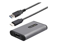 StarTech.com USB 3.0 HDMI Video Capture Device, 4K Video Capture Adapter/External USB Capture Card, UVC, Live Stream, HDMI Audio/Video Screen Recorder, Works w/ USB-A, USB-C, Thunderbolt 3 - Windows/Mac/Ubuntu (4K30-HDMI-CAPTURE) - videofångstadapter - USB 3.0 4K30-HDMI-CAPTURE