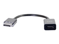 C2G 8in DisplayPort to HDMI Adapter - DP to HDMI Adapter - DisplayPort 1.2a HDMI 1.4b - 4K 30Hz - M/F - videokort - DisplayPort / HDMI - 20.3 cm 54431