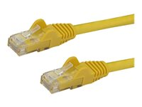 StarTech.com 10m CAT6 Ethernet Cable, 10 Gigabit Snagless RJ45 650MHz 100W PoE Patch Cord, CAT 6 10GbE UTP Network Cable w/Strain Relief, Yellow, Fluke Tested/Wiring is UL Certified/TIA - Category 6 - 24AWG (N6PATC10MYL) - patch-kabel - 10 m - gul N6PATC10MYL