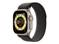 Apple Watch Ultra - titan - smart klocka med Trail Loop - svart/grå - 32 GB MQFW3FD/A