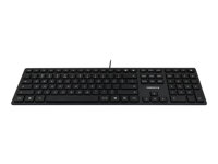 CHERRY KC 6000 SLIM - tangentbord - engelska - svart Inmatningsenhet JK-1600EU-2