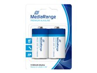 MediaRange Premium MRBAT109 batteri - 2 x D - alkaliskt MRBAT109