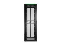 APC NetShelter SX Gen 2 - rack - 2258 H x 750 B x 1200 D mm, med sidor - 48U AR3357B2