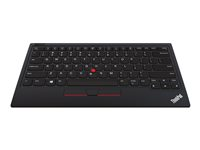 Lenovo ThinkPad TrackPoint Keyboard II - tangentbord - med Trackpoint - USA/Storbritannien - pure black Inmatningsenhet 4Y40X49520