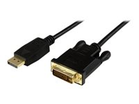 StarTech.com 1,8 m DisplayPort till DVI-kabel - 1080p video - Aktiv DisplayPort till DVI-kabeladapter - DisplayPort till DVI-D-kabel Single Link - DP 1.2 till DVI-skärmkabel - bildskärmskabel - 1.8 m DP2DVIMM6BS