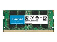 Crucial - DDR4 - modul - 16 GB - SO DIMM 260-pin - 2400 MHz / PC4-19200 - ej buffrad - TAA-kompatibel CT16G4SFD824AT
