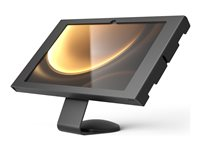 Compulocks Galaxy Tab S9+/S9FE+ 12.4" Apex Enclosure Core Stand Black ställ - för surfplatta - svart 111B124GAPXB