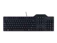 Dell KB813 Smartcard - tangentbord - QWERTY - USA, internationellt - svart Inmatningsenhet 580-18366