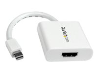 StarTech.com Mini DisplayPort till HDMI-videoadapter – Vit - videokort - DisplayPort / HDMI - 17 cm MDP2HDW