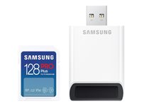 Samsung PRO Plus MB-SD128SB - flash-minneskort - 128 GB - SDXC UHS-I MB-SD128SB/WW