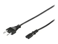 MicroConnect Power Cord Notebook - strömkabel - 2-polig till 2-polig - 5 m PE030750
