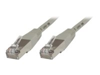 MicroConnect nätverkskabel - 1 m - grå SSTP601