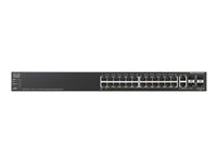 Cisco Small Business SF500-24 - switch - 24 portar - Administrerad - rackmonterbar SF500-24-K9-G5