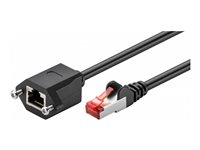 MicroConnect nätverksförlängningskabel - 2 m - svart STP602SEXT