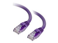 C2G Cat5e Booted Unshielded (UTP) Network Patch Cable - patch-kabel - 1 m - lila 83659