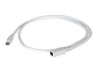 C2G 1m Mini DisplayPort Extension Cable M/F - White - DisplayPort-förlängningskabel - 1 m 84413